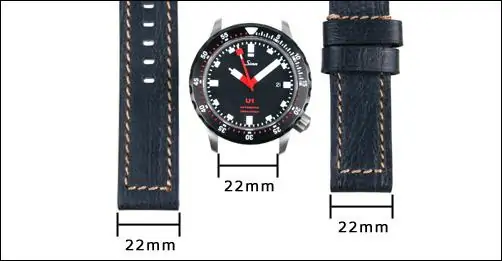 Chiều rộng strap đồng hồ 